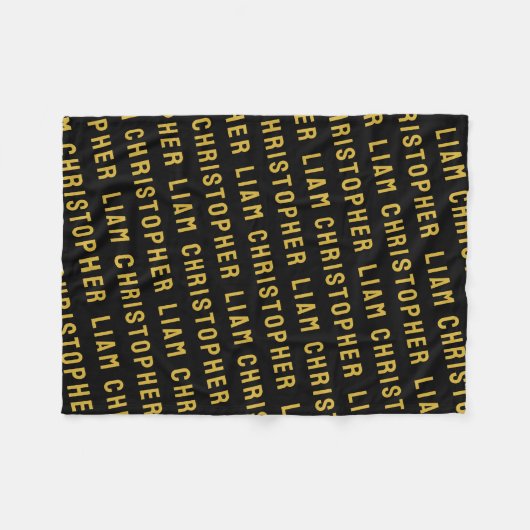 Nennen Sie Ihr Personalisiertes Babygeschenk für N Fleecedecke (Vorderseite (Horizontal))