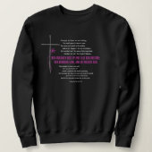 NENNEN SIE IHRE BLESSED Mama Ehefrau Sprichwörter  Sweatshirt (Design vorne)