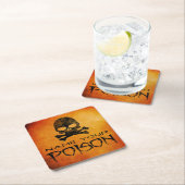 Nennen Sie Ihre GiftHalloween-Untersetzer Rechteckiger Pappuntersetzer (Vor Ort)