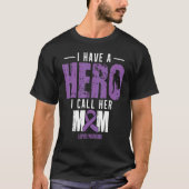 Nennen Sie ihre Mama Lupus Awareness Support Ribbo T-Shirt (Vorderseite)