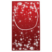 Nennen Sie Ihren Namen, Snowman frohe Weihnachten Kleine Geschenktüte (Rückseite)