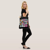 Nennen Sie immer Ihre Beweise Bruh English Teacher Tasche (Am Model)