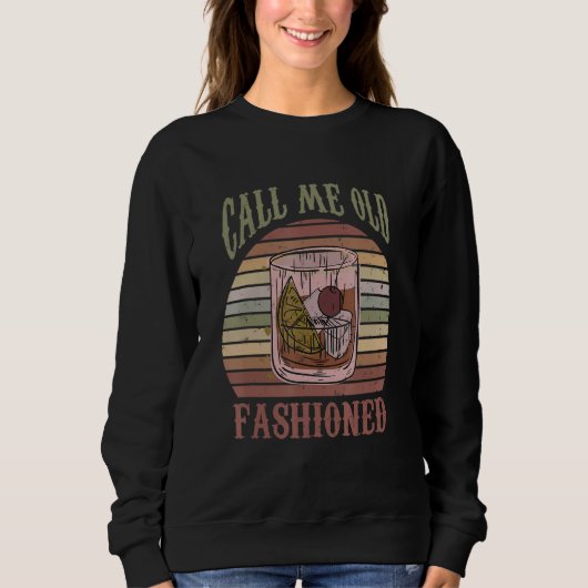 Nennen Sie mich Alt modischen Barkeeper S Bartendi Sweatshirt (Vorderseite)