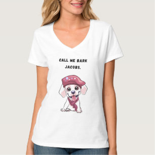 Nennen Sie mich Bark Jacobs. Lustiger Hund T-Shirt