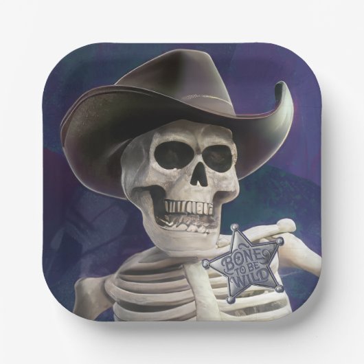 Nennen Sie mich "Doc Bones", Creepy Skeleton Sheri Pappteller (Vorderseite)