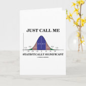 Nennen Sie mich einfach statistisch bedeutend Karte (Gelbe Blume)