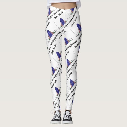 Nennen Sie mich einfach statistisch eingefasste Gl Leggings (Vorderseite)
