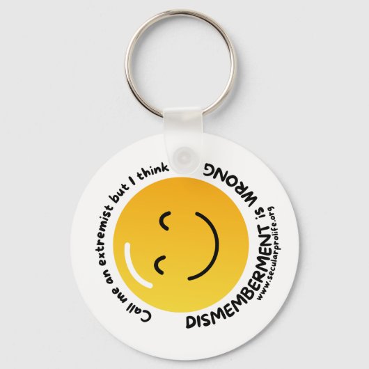 nennen Sie mich Extremisten Schlüsselanhänger (Vorderseite)