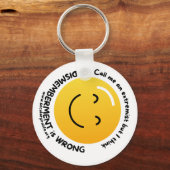 nennen Sie mich Extremisten Schlüsselanhänger (Rückseite)