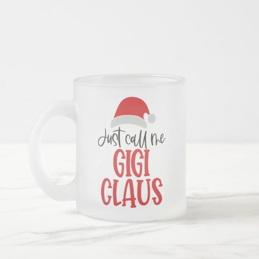 Nennen Sie mich Gigi Claus-56374 Mattglastasse (Links)