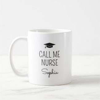 Nennen Sie mich Krankenpfleger Personal Name Kaffeetasse