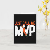 Nennen Sie mich MVP Basketball Player Karte (Gelbe Blume)