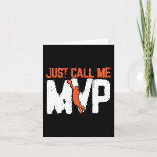 Nennen Sie mich MVP Basketball Player Karte