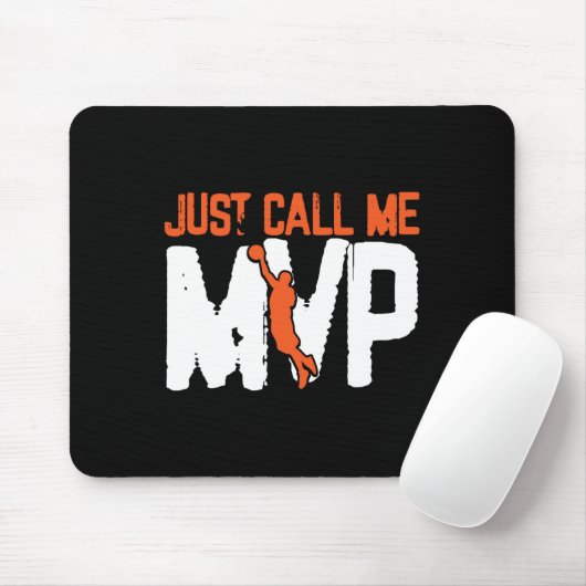 Nennen Sie mich MVP Basketball Player Mousepad (Mit Mouse)
