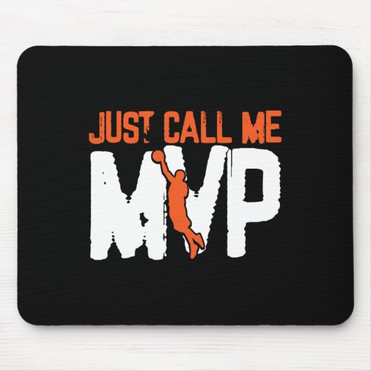 Nennen Sie mich MVP Basketball Player Mousepad (Vorne)