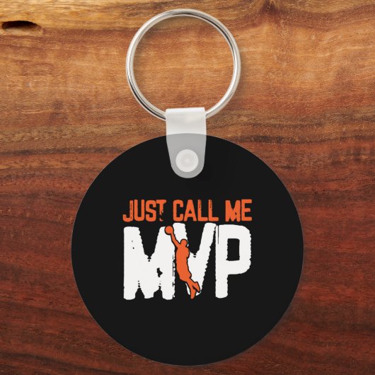Nennen Sie mich MVP Basketball Player Schlüsselanhänger (Vorderseite)