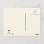 Nennen Sie mich nicht Honey Badass Honey Badger Ye Postkarte (Rückseite)