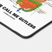 Nennen Sie mich nie Gutless Digestive System Geek Schreibtischunterlage (Ecke)