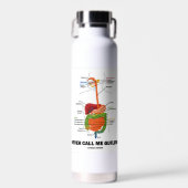 Nennen Sie mich nie Gutless Digestive System Spaß Trinkflasche (Vorne)