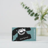 nennen Sie mich Telefonnummerkarte (Stehend Vorderseite)