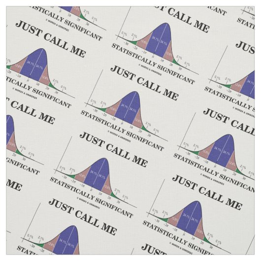 Nennen Sie mir einfach den statistisch bedeutsamen Stoff (Muster)