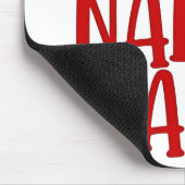 Nennen Sie mir Nana Claus Weihnachts-Mama Mousepad (Ecke)