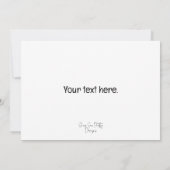 Nennen Sie mir Oma Crochet Letters Child Names Einladung (Rückseite)