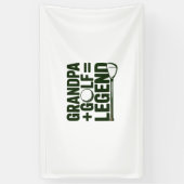 Nennen Sie mir Opa, gucken Sie mir Golf. Banner (Vertikal)