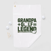 Nennen Sie mir Opa, gucken Sie mir Golf. Golfhandtuch (Insitu)