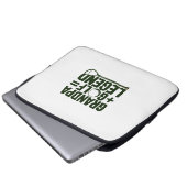 Nennen Sie mir Opa, gucken Sie mir Golf. Laptopschutzhülle (Vorne Knopf)