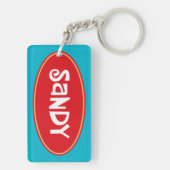 Nennen Sie Sandy Schlüsselanhänger (Rückseite)
