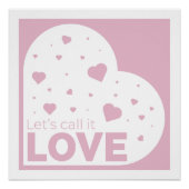 Nennen wir es Liebe. Poster (Vorderseite)