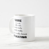 Nennen wirklich wirklich Lieben Betreff SKATEN Kaffeetasse (Vorderseite Links)