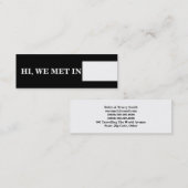 Nennende Karten der Reise Schwarz-weiß (Vorne/Hinten)