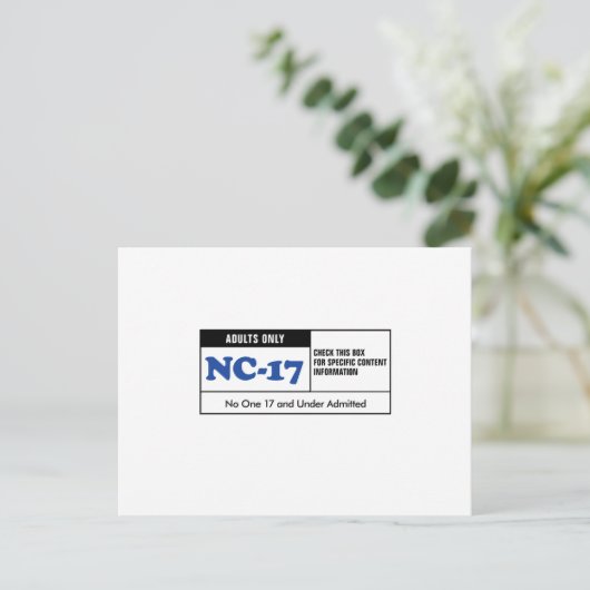 NennNC-17 Postkarte (Stehend Vorderseite)