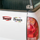 Nennt Barack und Draven Aufkleber Autoaufkleber (Auf Lkw)