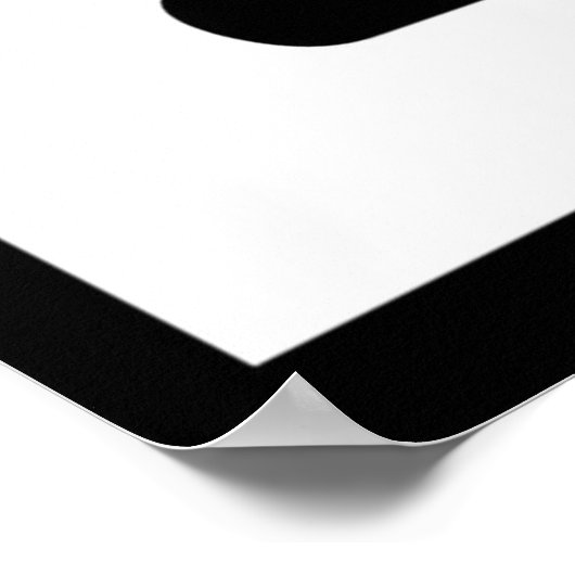 Nennwert R Poster (Ecke)