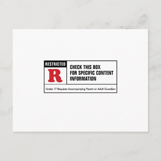 Nennwert R Postkarte (Vorderseite)