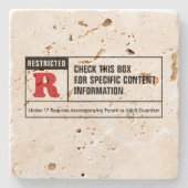 Nennwert R Steinuntersetzer (Vorderseite)