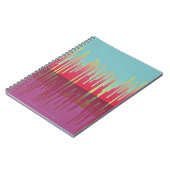 Neo 80's Visualizer Personalisiert-Notebook Notizblock (Linke Seite)