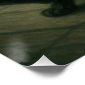 Neo Catrix - Black Cat in Trench Coat & Shades Poster (Ecke)