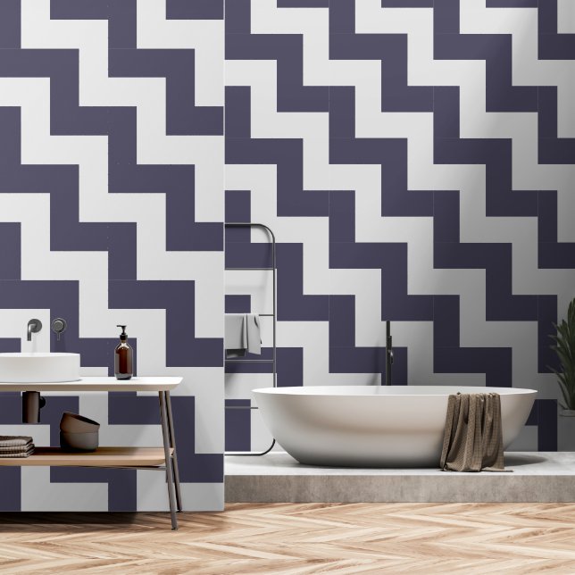 Neo-Deco Dreiecksraster Tapete (Badezimmer)