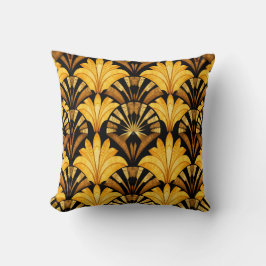 Neo Deco Gold Geometrisches Abstraktes Muster Kissen