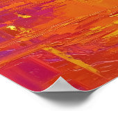 Neo-Expressionistische Skyline von Mumbai Lebendig Poster (Ecke)