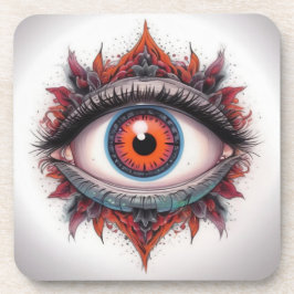 NEO FASHION EYEBALL FANTASY TATTOO GETRÄNKEUNTERSETZER