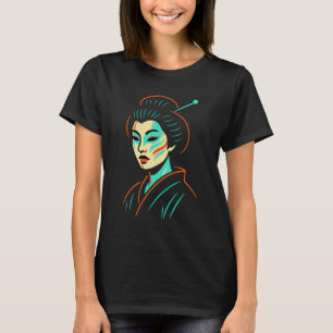 Neo Geisha Glow: Tradition neu interpretiert T-Shirt