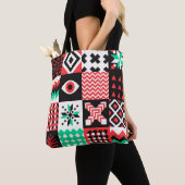 NEO GEO. Geometrisches Muster Tasche (Von Nahem)