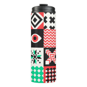 NEO GEO. Geometrisches Muster Thermosbecher