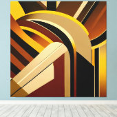 NEO GEO MODERN GEOMETRIC DESIGN LEINWANDDRUCK (Insitu (Holzboden))