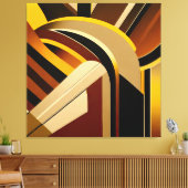 NEO GEO MODERN GEOMETRIC DESIGN LEINWANDDRUCK (Insitu (Wohnzimmer))